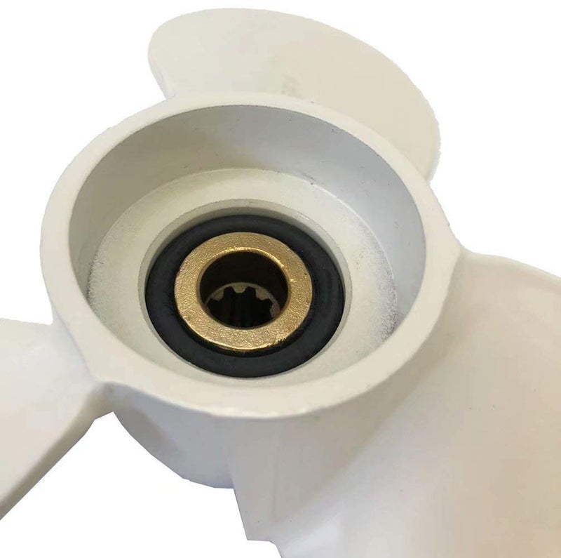 COPKINGO Boat Propeller 7 1/2x8-BA for Yamaha 4hp 5hp 6hp 4A 4M 5M 5C F4 F6L F6S F5A F6C /Outboard Propeller for Yamaha 2/4-stroke Engine 6E0-45941-01-EL 7.5x8 - Image 3